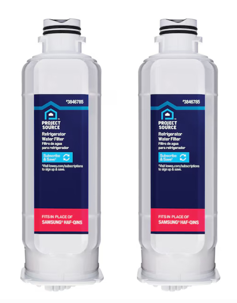 Project Source Twist-in Refrigerator Water Filter (S-4-2) 2-Pack – HAF-QINS