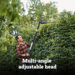 WORX WG252 Cordless 20V 2-in-1 Hedge Trimmer w/ Attachment Capabilities
