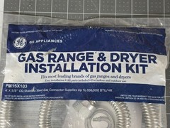 GE General Electric Gas Range & Dryer Installation Kit 48″ Stainless Steel