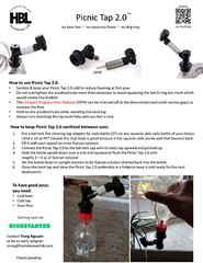 Picnic Tap 2.0 2.1 is All-in-One Super Liquid Disconnect, perfect for keg owners