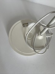 White – Yellow Light Desk Lamp Adjustable Flexible Angle And USB Port
