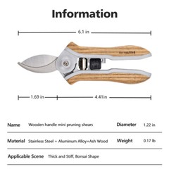 Garden Pruning Shears Pruning Scissors Garden Clippers for Trimming Rose Bonsai