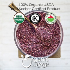 Organic Way Hibiscus Flower Cut & Sifted – Organic, Kosher & USDA Certified