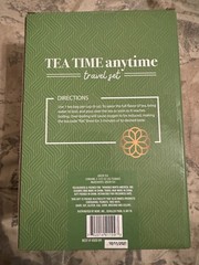 Twinings Tea Time Anytime Travel Set, Travel + Ceramic Mugs, EXP 10/11/25, New