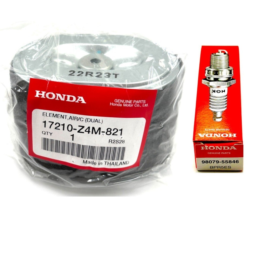 Genuine Honda Air Filter Element AFZE18 GX160 GX200 Spark Plug 98079-55846 NGK