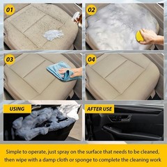 1-5x 4-in-1 Multi-Enzyme Foam Cleaner, All-Purpose Spray 5oz with Sponge & Towel