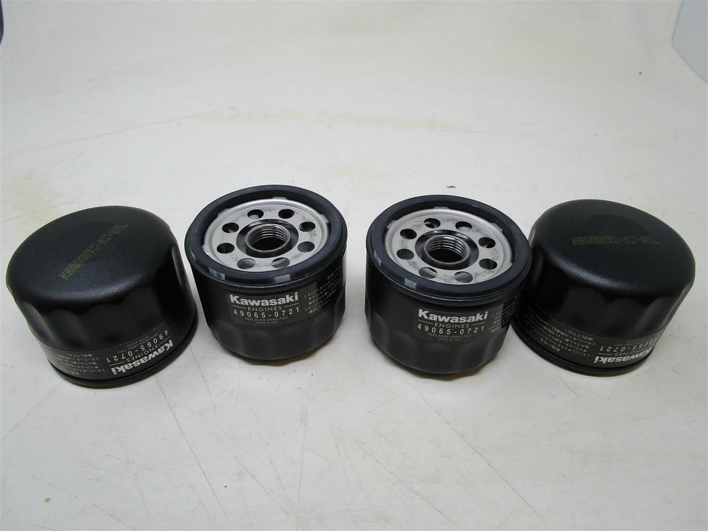 4 Genuine Kawasaki 49065-0721 Oil Filters Ariens 21548100 Toro 107-7817