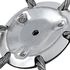 Universal Steel Wire Trimmer Head, Wire Trimming Head for Weedeater, Wire Trimme