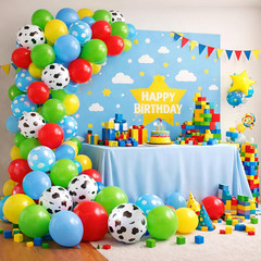 Toy Inspired Story Balloons – 52Pcs 12 Inch Red Blue Yellow Green Light Blue Clo