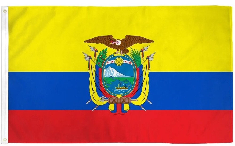 3’x5′ Foot Ecuador Flag – Ecuadoran National Flags Polyester Indoor Outdoor