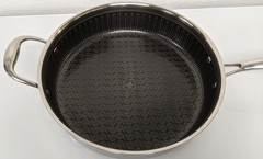 Hell’s Kitchen Hybrid Tri-Clad 4 Qt Sauté Pan w/ Lid | Nonstick PFAS-Free Used