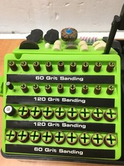 Kawasaki 250 piece rotary tool & accessory set corded electric with case