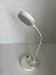 White – Yellow Light Desk Lamp Adjustable Flexible Angle And USB Port