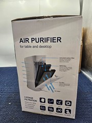 Sejoy Air Purifier 3-Stage Filtration 120V 60Hz For Table And Desktop