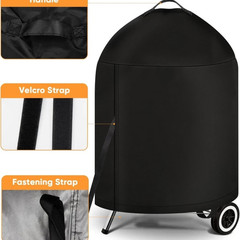 Grill Cover for Weber Charcoal Kettle- Heavy Duty Waterproof BBQ Cover