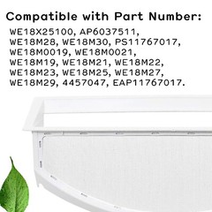 Lint Screen Filter for Dryer DVLR223EE0WW DVLR223EE1WW DVLR223EE2WW DVLR223EG0WW