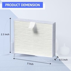 Nisipra AP03 Replacement HEPA Filter for Conair Portable Small Air Purifier, 4pk
