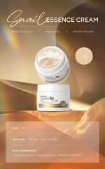 LAIKOU Snail Face Cream Hyaluronic Acid Moisturizing Cream Smoothing & Nourishin