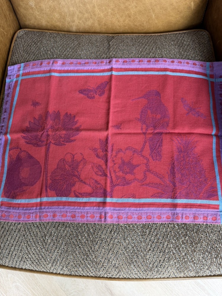 Set of 6 Le Jacquard Francais Primrose Bordier Pour Cotton Placemats from France