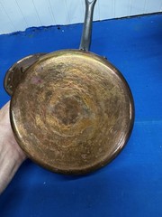 Williams Sonoma Mauviel Copper Stock Pot 12Qt & 2qt Sauce Pan Both With Lids!!