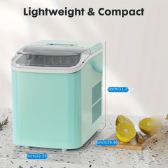 26.5 Pounds of Ice in 24 Hours Ice Maker Machine for Counter Top