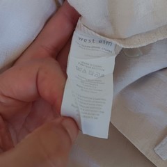 West Elm 100% Flax Linen Full/Queen-Grand Duvet Cover 88″ x 92″ – 224cm x 234cm