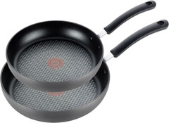 17-Piece Hard Anodized Nonstick Cookware Set – Dishwasher Safe, Black