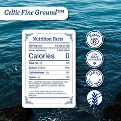 Fine Ground Natural Mineral Salt Cooking Baking Seasoning 0.5 lb Resealable Bag