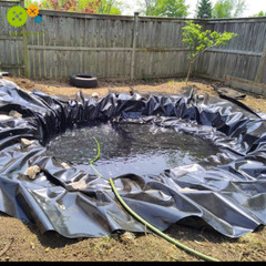 25 FT x 30 FT Pond Liners 20 Mil Waterproof Fish Liner For Water Garden HDPE