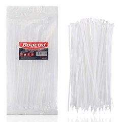 12 Inch Zip Cable Ties (100 Pieces), Self-Locking 12″ White