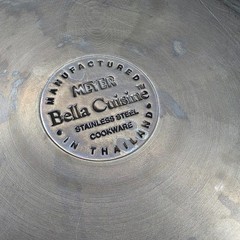 Meyer Bella Cuisine Cookware 10.5″ Deep Skillet Stainless Steel Sauté Pan W/ Lid