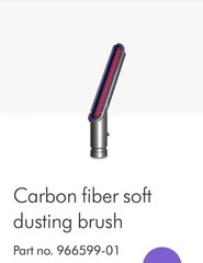 dyson genuine part 966599-01 carbon fibre soft dusting brush attachment adapter