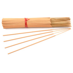 100 UNSCENTED Incense Sticks 11″ – 100% Natural Light Brown Joss Wood Punk Bulk