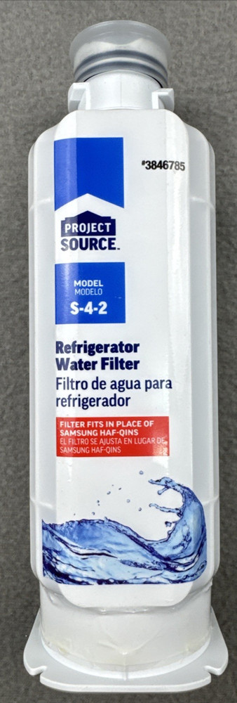 Project Source 3846785 S-4-2 Refrigerator Water Filter For Samsung HAF-QINS NEW