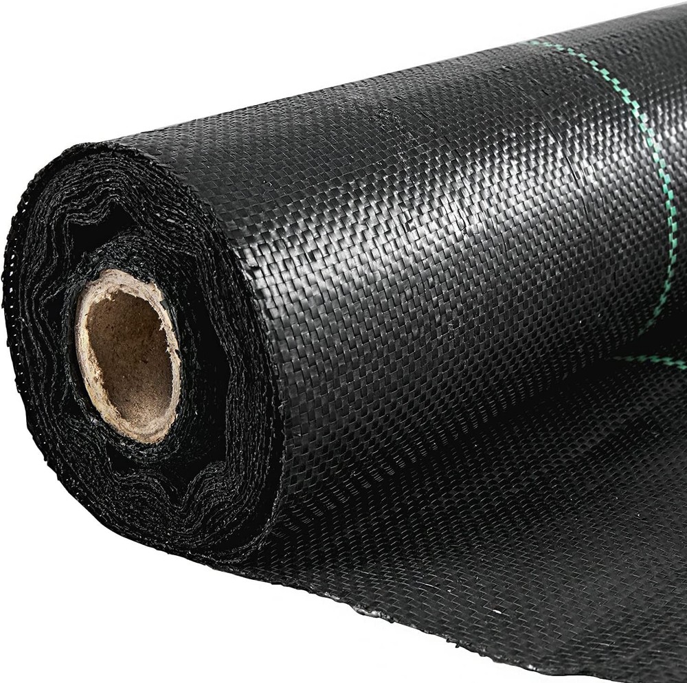 6′ x 300′ Woven Ground Cover Landscape Fabric 3.2-ounce Weed Barrier~H