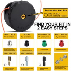 Speed Feed 400 Trimmer Head for Echo,Shindaiwa,Redmax,Stihl,Husqvarna Universal