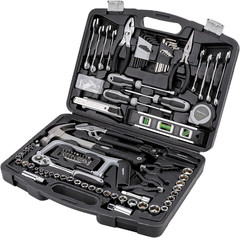 173-Piece General Household Hand Tool Set with Storage Case, Portable Tool Kit f