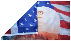 Patriotic Bald Eagle Flag 3×5 ft United States US USA American Banner 100D