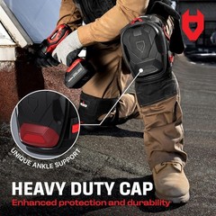 Professional Work Knee Pads for Men Construction with Ankle Support and Heavy…