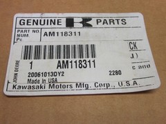 New Kawasaki FC150V Short Block assembly from John Deere-7/8″ X 2-3/4″ Shaft