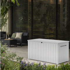 Keter 170 Gal. Resin Deck Box Large Indoor/Outdoor Storage