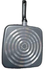 T-FAL ~ GRAY ~ 10.25″ Square Griddle ~ Non-Stick ~ Thermo-Spot ~ Oven Safe
