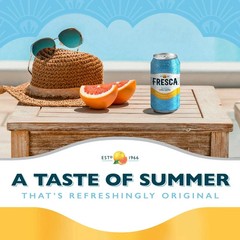 Fresca grapefruit citrus Soda Pop, 12 fl oz, 12 Pack Cans…..