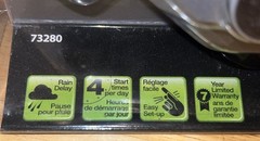 Melnor Hydrologic Electronic 4-Zone Day Specific Programmable Water Timer 73280