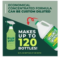Simple Green All-Purpose Cleaner Concentrate, Original, 128 fl. oz New