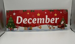 48 Pack Holiday Monthly Headliners 12 Months of The Year Bulletin Board Set