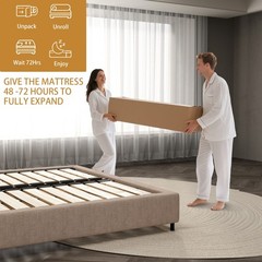 12/14 Inch Memory Foam Spring Hybrid Mattress In A Box Twin Full Queen King Gray