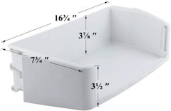 Refrigerator Door Bin Compatible with GE Refrigerator WR71X10973