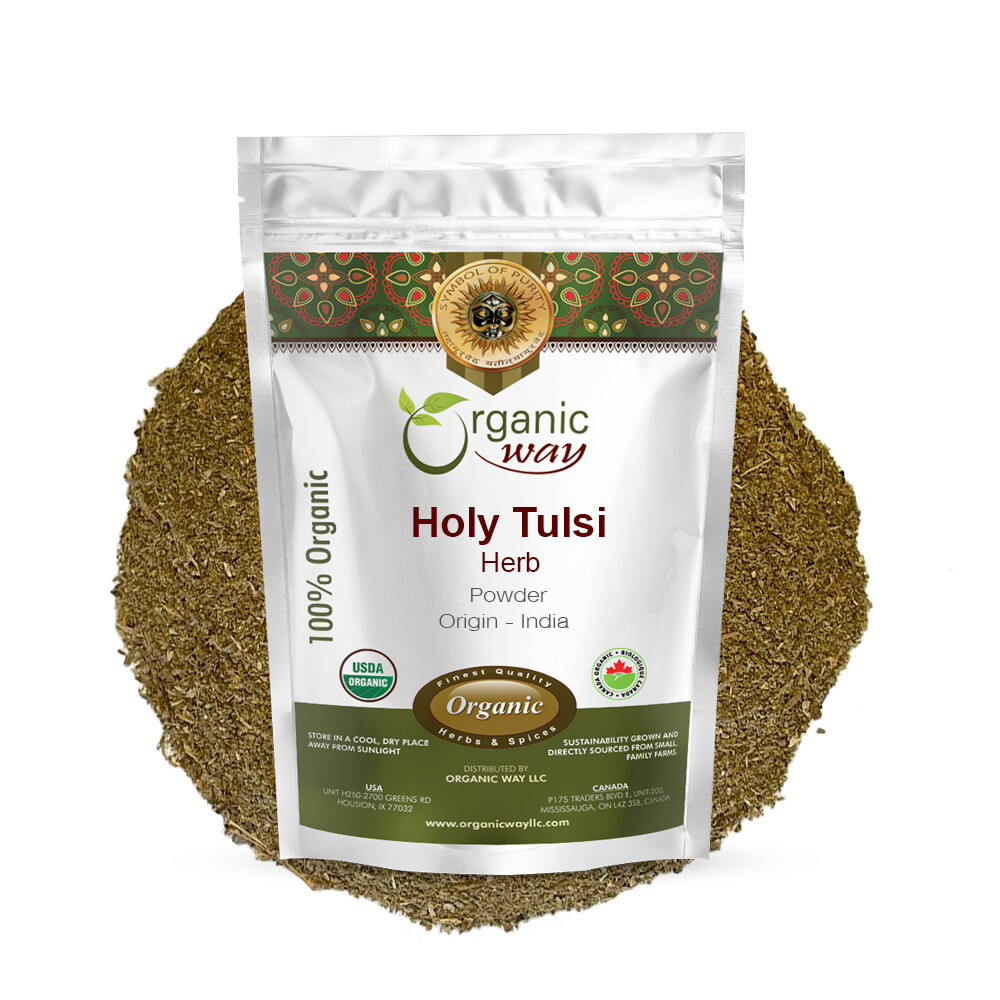 Organic Holy Tulsi Herb Powder