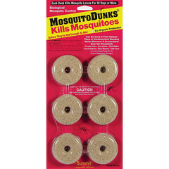 Mosquito Dunks 6 -Count Organic Natural Ready to use Mosquito killer 6 -Pack